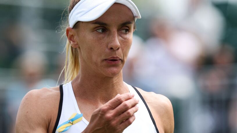 Ukraińska tenisistka wygrywa w Wimbledonie, ale czuje się "winna"