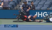 Wypadek podczas półfinału debla na wózkach w US Open