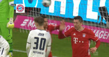Gol Roberta Lewandowskiego w meczu Bayern - Hoffenheim