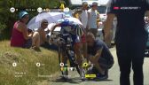 Tak zaczęły się problemy zdrowotne Pinot na 19. etapie Tour de France