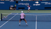 Fantastyczny lob Ruuda w 2. secie półfinału US Open