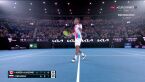 Ładna Wymiana piłek i podwójny kozioł w ćwierćfinale Australian Open