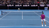 Nadal przełamał Miedwiediewa w 8. gemie 2. seta finału Australian Open