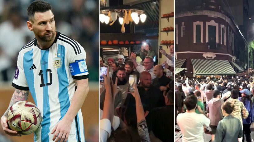 Messi ewakuowany. Setki fanów szturmowały restaurację