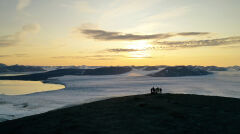 Lodowiec Horn (południowy Spitsbergen). Za ok. 20 lat otworzy się tutaj cieśnina do Morza Barentsa 