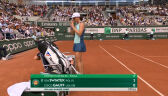 Świątek przełamała Gauff w 1. gemie finału Roland Garros