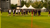 Trening Eintrachtu Frankfurt przed finałem Ligi Europy