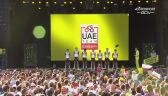 UAE – Team Emirates podczas prezentacji zespołów przed Tour de France 2022	