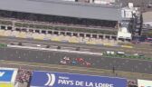 Pierwsze okrążenie wyścigu w Le Mans z lotu ptaka