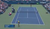 Skrót meczu Berrettini - Monfils w ćwierćfinale US Open