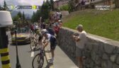 Kraksa Lampaerta podczas 12. etapu Tour de France