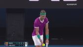 Kapitalna wymiana i wygrany gem Nadala w 3. secie finału Australian Open