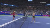 Skrót meczu Raducanu - Sakkari w półfinale US Open