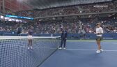 Skrót meczu Fernandez - Kerber w 4. rundzie US Open