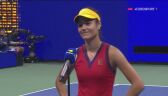 Rozmowa z Raducanu po wygranej w półfinale US Open