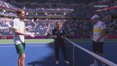 Skrót meczu Miedwiediew - Van de Zandschulp w ćwierćfinale US Open