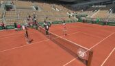 Skrót ćwierćfinału Roland Garros Maria Sakkari - Iga Świątek