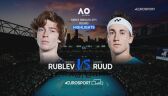 Skrót meczu 4. rundy Australian Open Andriej Rublow - Casper Ruud