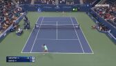 Skrót meczu Świątek - Davis w 3. rundzie US Open