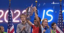 Alcaraz odebrał trofeum i skomentował zwycięstwo w US Open