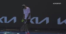 Australian Open. Piłka meczowa z półfinału juniorów Berkieta - Tien