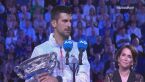 Przemowa Novaka Djokovicia po triumfie w finale Australian Open