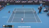 Skrót meczu Rublow - Djoković w ćwierćfinale Australian Open