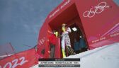 Pekin 2022 - narciarstwo alpejskie. Lena Duerr na trasie 1. przejazdu slalomu