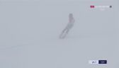 Pekin 2022 - narciarstwo alpejskie. Upadek Aleksandra Andrienko w slalomie gigancie