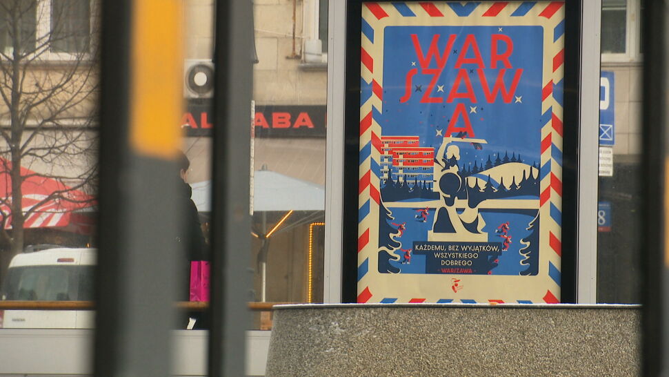 Spory interpretacyjne o świąteczny plakat z życzeniami od władz Warszawy